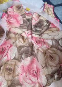 Floral Print Sleeveless Dress