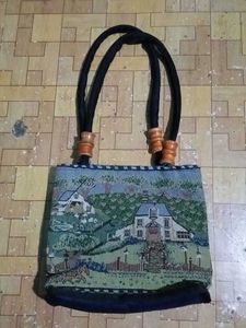 Vintage Tapestry Handbag