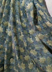 S22 Flowers Design Saree With Blouse