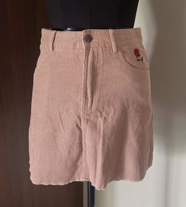 Pink Suede Skirt Pull&Bear (International Brand)