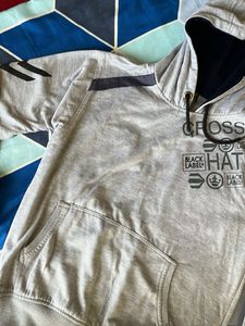 Gray Graphic Hoodie
