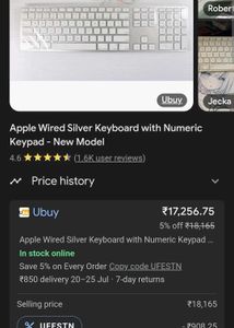 Apple Wired Keyboard