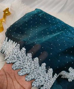 Designer Saree With Amazing handwork