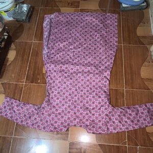 Embroidered Pink Kurta