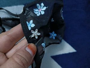 Floral Mesh Thong🖤hot