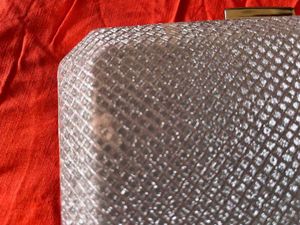 Sparkly Silver Clutch