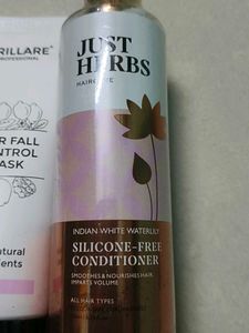 Brillare hair mask &amp; Just Herbs conditioner