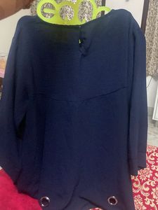 Navy Blue Tunic Top
