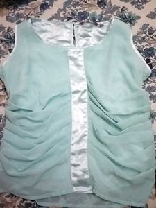 Mint Green Sleeveless Top