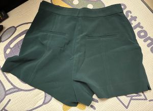 Green Casual Shorts