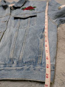 Japanese inspired Embroidered Denim Jacket