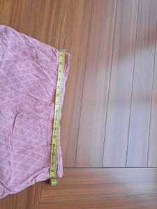 34) Pink Diamond Pattern Palazzo Pants