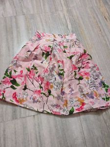 Floral Print Skirt