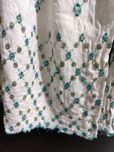 Gorgeous embroidered garara