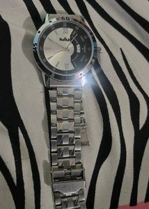 HMXT Silver Classic Watch