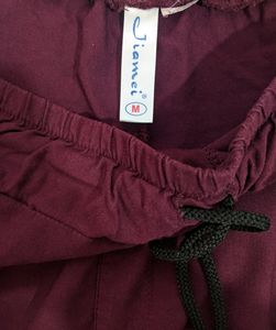 Burgundy Cargo Pants