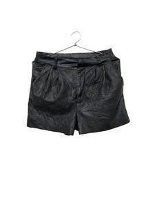 Y2k Faux Leather Shorts