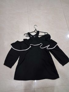 Black Cold Shoulder Dress