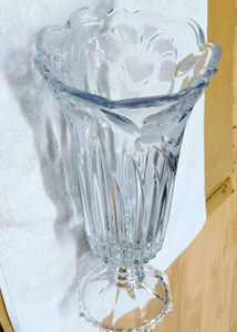 SOGA Japan Elegant Clear Glass Flower Vase