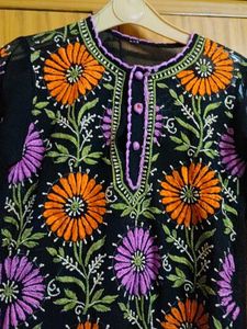 Embroidered Kurta shiffon