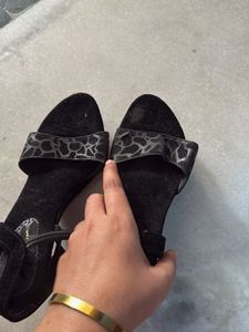 Black Ankle Strap Heels