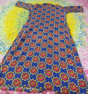 Frock Cutting Stylish Cotton Kurta