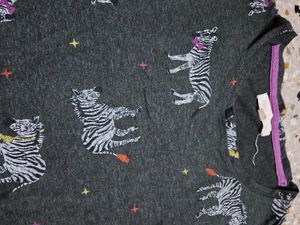 Zebra Print Pajama Set