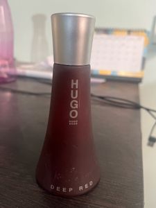 Half Used Bottle Of Hugo Boss Deep Red