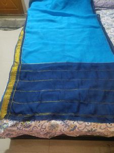 Blue Silk Saree