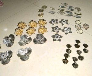 metal flowers Craft Embellishment Set