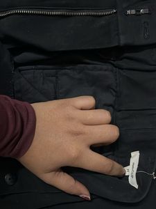 Black Straight Leg Trousers