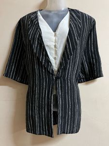 Korean Formal Coat Style Attached Top