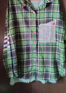 Green Plaid Shirt