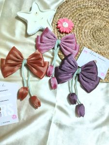 Tulip Bow Clip