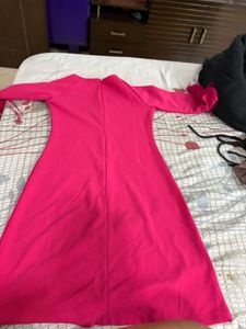 Pink Fringe Dress