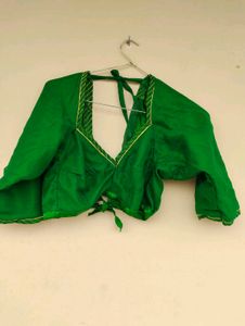 Green Rajputi Poshak