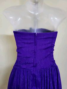 Purple Sequin Party Dress