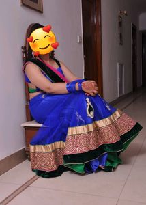 Lehenga For Festival / Weddings Peacock Color