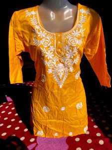 Blue Embroidered Kurta