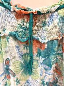 Beautiful Floral Ruffle Dress