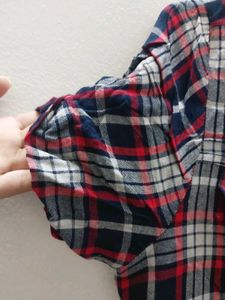Plaid Short Sleeve Shirt