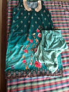 Floral 3Pc Kurta Set
