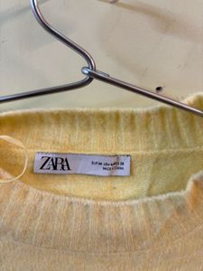 Zara Yellow Knit Sweater