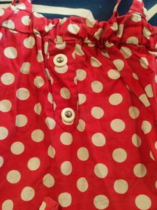 Cute Polka Dot Romper