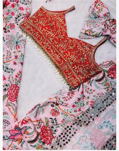 New 3 Piece Shrug Lehenga Set