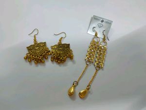Golden Earring Combo Pack of 2