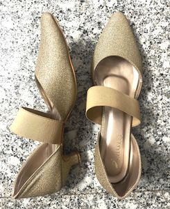Sparkling Gold Heels