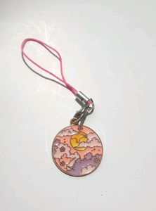 Purple Pink Sky Phone Charm