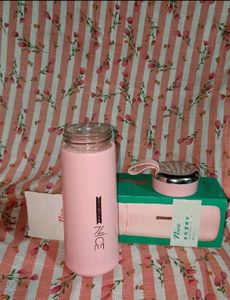 Pink &#39;Nice&#39; Vacuum Flask - Keep Drinks Hot or Cold