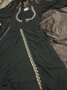 Elegant Black Ethnic Gown